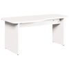 vidaXL Salontafel 2 pcs Wit Massief grenenhout