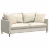vidaXL Sofa Kussens 2 stuks Beige 45 x 45 cm Stof