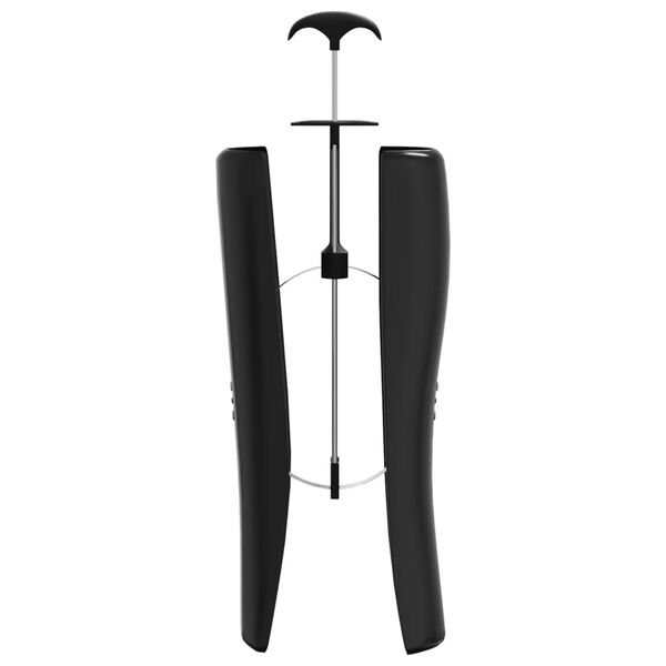 vidaXL Laarsvormers voor rijlaarzen 1 paar PP en staal zwart