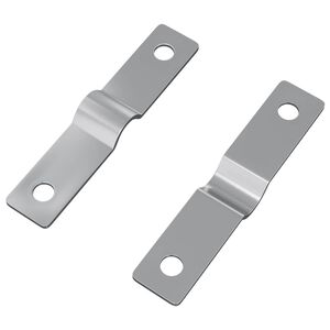 vidaXL Strijkplaat 2 st Zilver 50 x 10 x 1,2 mm IJzer