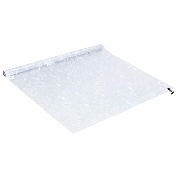 vidaXL Statische raamfolie Bloemen Patroon 90 x 500 cm PVC