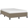 vidaXL Bedframe zonder matras 120x190 cm stof taupe