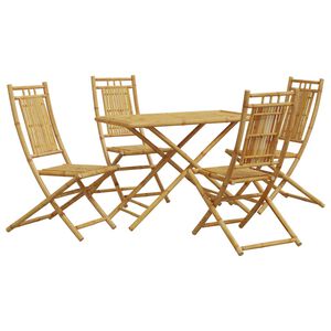 vidaXL 5-delige Tuinset bamboe