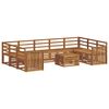 vidaXL Sofa-Sets 10 pcs Naturel Massief Acaciahout