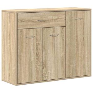 vidaXL Dressoir 88x30x70 cm bewerkt hout sonoma eikenkleurig