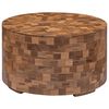 vidaXL Salontafel 60x60x35 cm massief teakhout