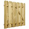 vidaXL Poort 100x100 cm ge&iuml;mpregneerd grenenhout
