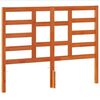 vidaXL Hoofdbord 135 cm massief grenenhout wasbruin