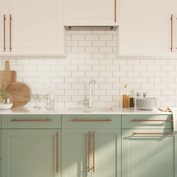 vidaXL Handvatten 10 st 320 mm roestvrij staal bronskleurig