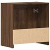 vidaXL Badkamerkast 60x33x61 cm bewerkt hout bruin eikenkleur