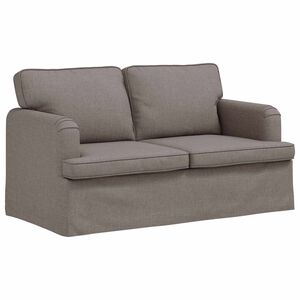 vidaXL Bank Taupe 144 x 80 x 85 cm Stof