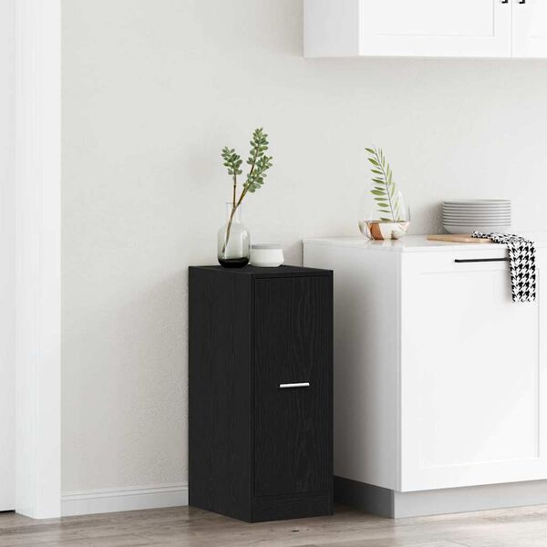 vidaXL Apothekerskast Zwart eiken 40 x 41 x 77.5 cm Bewerkt hout