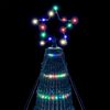 vidaXL LED-kerstboom 1028 LEDs kleurrijk 403 cm