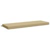 vidaXL Bankkussen SOEST 100% Polyester Beige 150 x 50 x 8 cm