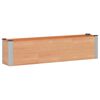 vidaXL Verhoogde plantenbak Bruin 150 x 30 x 36 cm WPC en Aluminium