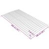 vidaXL Bedlattenvervanging met 24 latten 100x200 cm