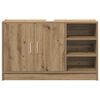 vidaXL Badkamerkast Artisan Eiken 90 x 29 x 55 cm Bewerkt hout