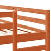 vidaXL Drie-hoog Bunk Bed Frame Wasbruin 200 x 200 cm