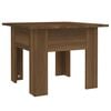 vidaXL Salontafel 55x55x42 cm spaanplaat bruin eikenkleur