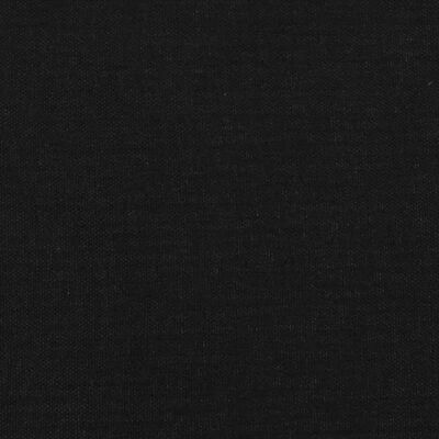 vidaXL Bedframe stof zwart 120x190 cm