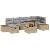 vidaXL Tuin Sofa Set 8 st poly rattan