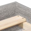 vidaXL Bedframe grijs sonoma eikenkleurig 135x190 cm Double