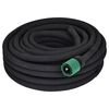 vidaXL Druppelslang 0,6'' 25 m rubber zwart