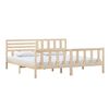vidaXL Bedframe massief hout 200x200 cm
