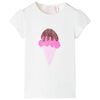 Kindershirt 116 ecru
