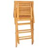 vidaXL Klapstoelen, 4 stuks, 56x63x90 cm, massief teakhout