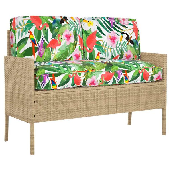 vidaXL Kussen Set Bloemen 3 pcs Multikleur Oxford Stof