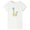 vidaXL Kindershirt 128 ecru
