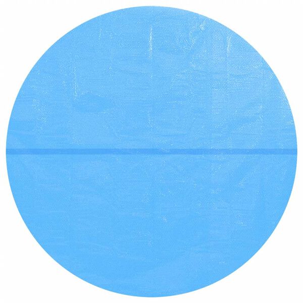 vidaXL Solar zwembadfolie drijvend rond 455 cm PE blauw