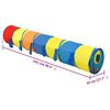vidaXL Kinderspeeltunnel met 250 ballen 245 cm polyester meerkleurig