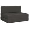vidaXL Vouwbare Sofa Bed Matras Donkergrijs 70 x 80 x 60 cm Stof