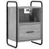 vidaXL Hangend nachtkastje Grijs Sonoma 40 x 30 x 60 cm Bewerkt hout