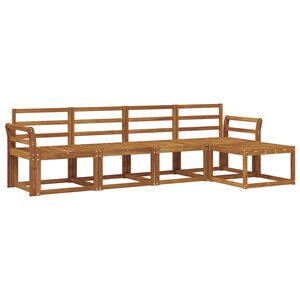 vidaXL Buiten bankenset 5 pcs Naturel Massief Acaciahout