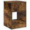 vidaXL Bijzettafel Gerookt eiken 30,5 x 30 x 45 cm Bewerkt hout