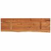 vidaXL Wandschap rechthoekig natuurlijke rand 70x20x3,8 cm acaciahout