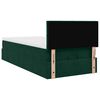 vidaXL Ottoman bed met matras 80x200cm fluweel donkergroen