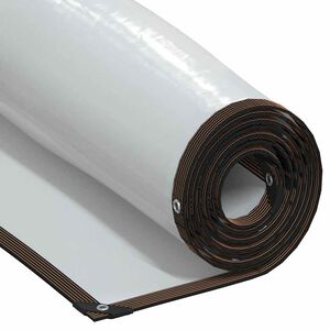 vidaXL Plantenafdekking met zeilringen 1x3 m polyethyleen