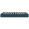 vidaXL Ottoman bedframe zonder matras 140x190 cm fluweel donkerblauw