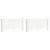 vidaXL Radiatorombouwen 2 st 172x19x81,5 cm MDF wit