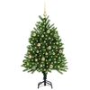 vidaXL Kerstboom met 150 LED met standaard Groen 120 cm PE
