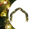 vidaXL Kerstslinger versierd met kerstballen en LED-lampjes 5 m