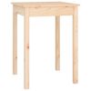 vidaXL Eettafel 55x55x75 cm massief grenenhout