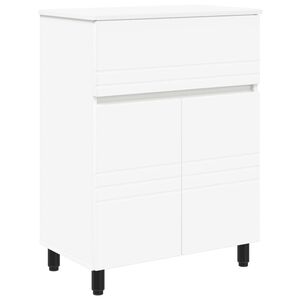 vidaXL Badkamer Waskom Wit 60 x 35 x 80 cm Bewerkt hout