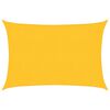 vidaXL Zonnezeil 160 g/m&sup2; rechthoekig 2x2,5 m HDPE geel