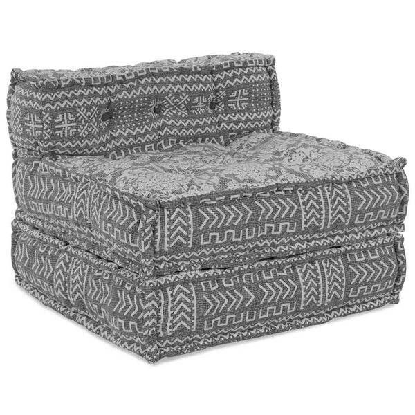 vidaXL Modulair bank Lichtgrijs 70 x 70 x 56 cm Stof