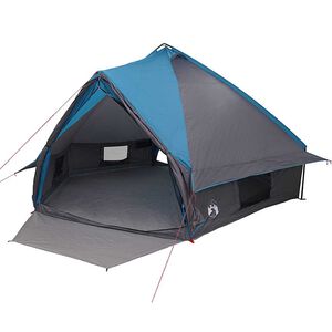 vidaXL Teepee Tent met dak Blauw en Grijs 490 x 410 x 210 cm